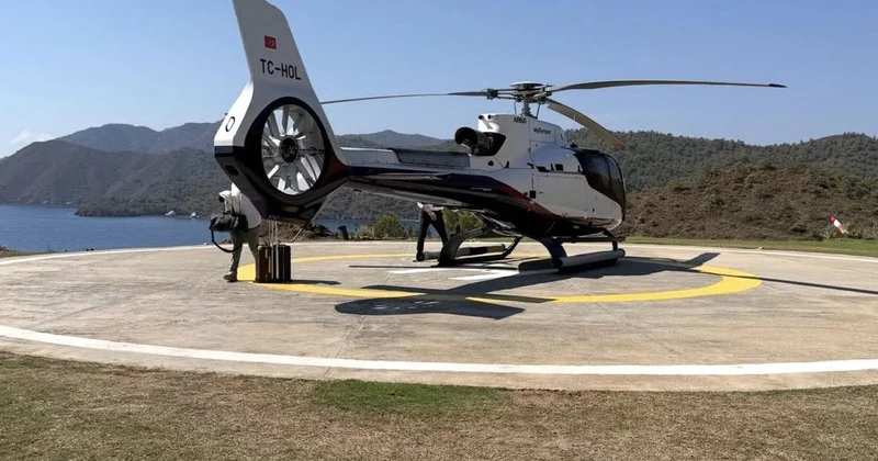 Bu ismi tanımayan yok! Özel helikopterle Marmaris e gitti, 3 günde 3 milyon TL harcadı
