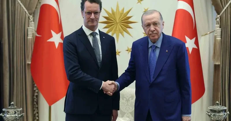 Beştepe de dikkat çeken görüşme: Cumhurbaşkanı Erdoğan, Wüst’ü kabul etti
