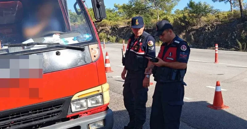 Jandarma trafik timlerince bir haftada 202 araç trafikten men edildi