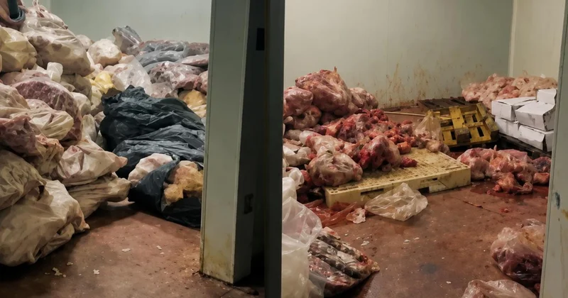 Görüntüler başkentimizden! Tam 104 ton ete el koyuldu