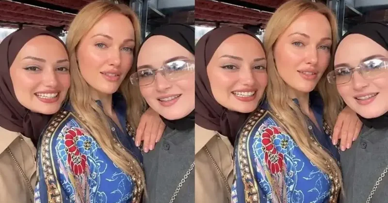 Hürrem Sultan videosu çekerken Meryem Uzerli sürprizi! Gözlerine inanamadılar