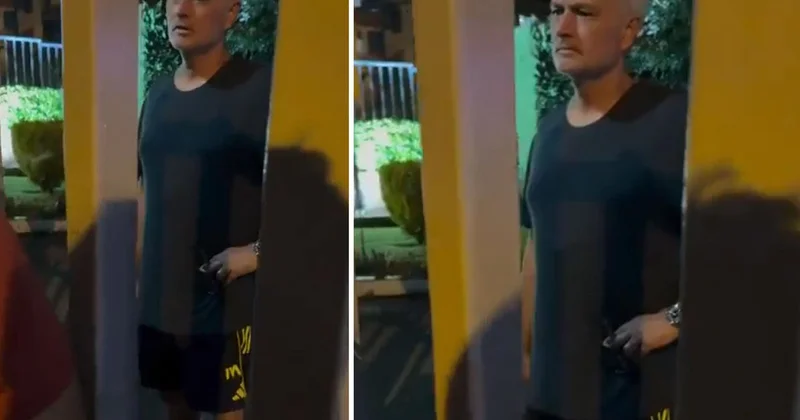 Mourinho Fenerbahçe yi unutamadı! Üzerindekileri görenler hemen fark etti