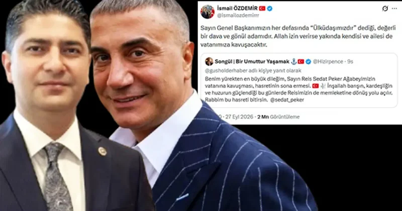 MHP den dikkat çeken Sedat Peker açıklaması: Çok yakında...