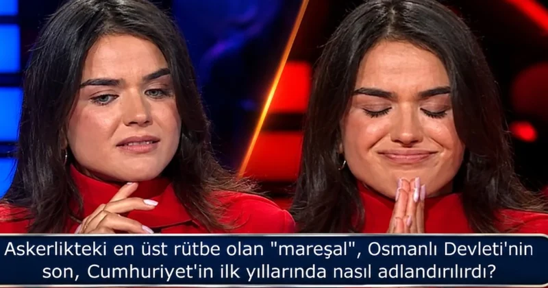 Asker kızı Kim Milyoner Olmak İster deki rütbe sorusunu bilemedi Sözcü Gazetesi