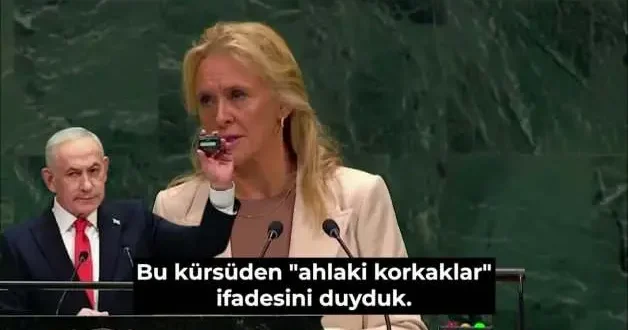 İzlanda Dışişleri bakanının Netenyahu için söylediği korkak sözleri BM de alkış aldı