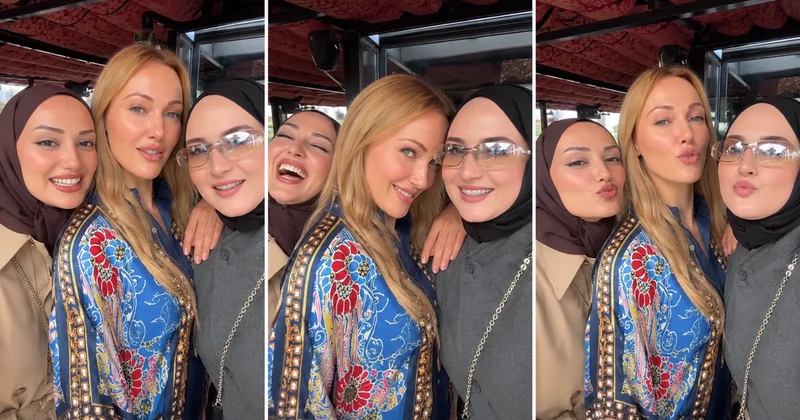 Hürrem Sultan repliği çekerken karşılarına Meryem Uzerli çıktı