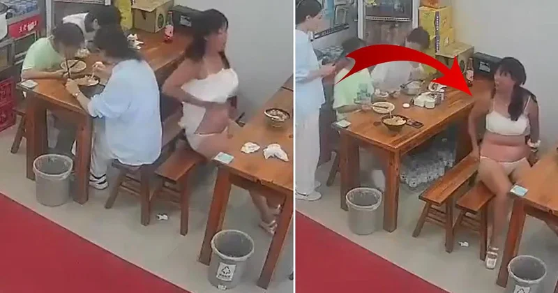 Sıcakladım deyip elbisesini çıkardı, çalışanların müdahalesiyle sinirden köpürdü