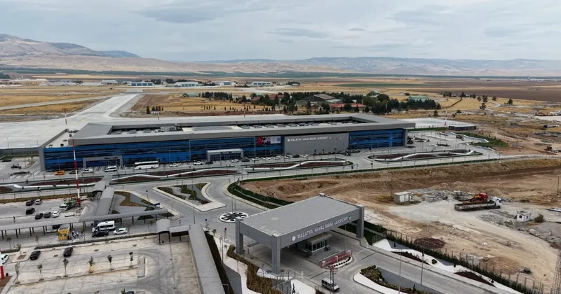Malatya Havalimanı’nda dev dönüşüm! Yolcu kapasitesi 2,5 milyona çıkarıldı