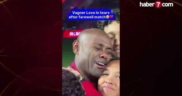 Vagner Love emekli oldu! İşte jubile maçından görüntüler