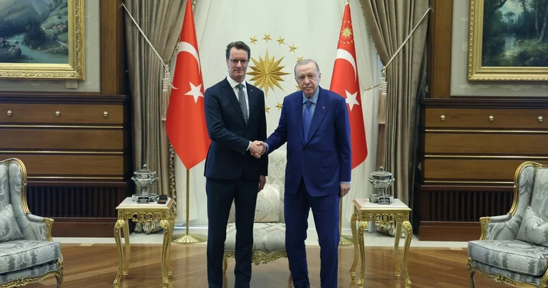 Cumhurbaşkanı Erdoğan Almanya nın Kuzey Ren Vestfalya Eyaleti Başbakanı Wüst ü kabul etti