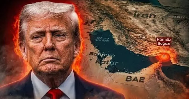 Trump, Hürmüz Boğazı nı Trump Boğazı olarak niteleyen görsel paylaştı