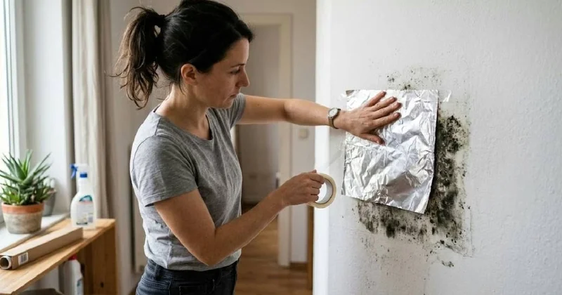 Duvara alüminyum folyo yapıştırıp 48 saat bekleyin Sözcü Gazetesi