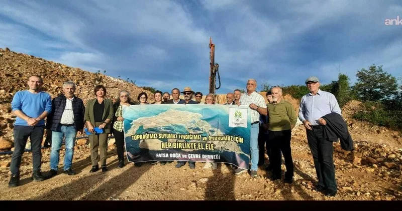 ÇED yok ruhsat yok ama talan tam gaz! Fatsalılardan altın madeni tepkisi