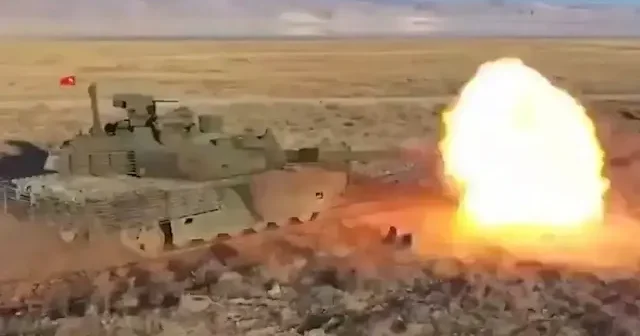 ALTAY tankının ateş gücü MKE tesislerinde tamamlandı VİDEO İZLE