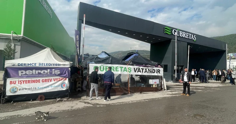 Gübretaş işleri 118 gündür grevde: Geçinebilir bir hayat istiyoruz, mücadelemizi sonuna kadar sürdürmeye kararlıyız