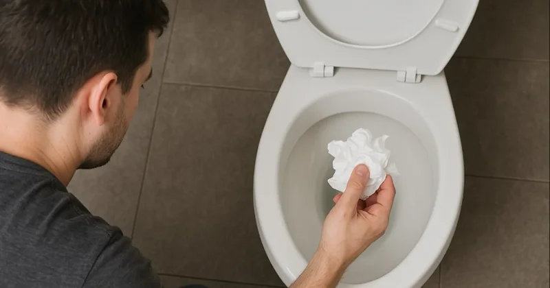 Tuvalet kağıdını nereye atmalısınız? Tuvalete mi yoksa çöp kutusuna mı? Sözcü Gazetesi