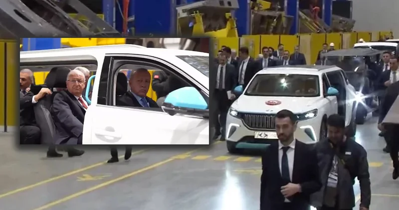 Türkiye de tek... İlk kez görüntülendi! Erdoğan alana özel üretim Togg ile geldi