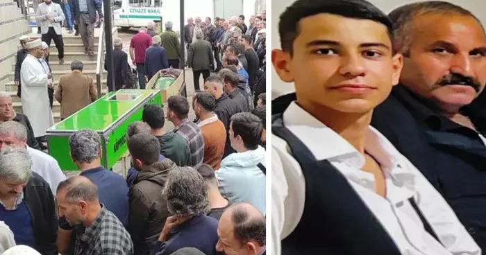 Babasının kaza kurşununa hedef olan oğul toprağa verildi