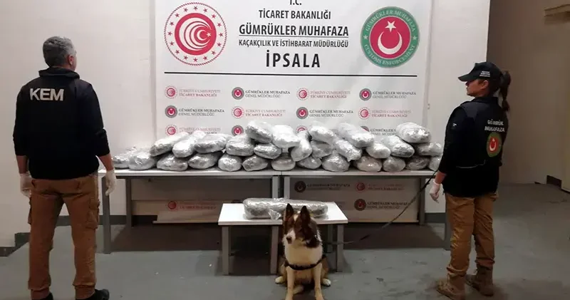 Kapıkule ve İpsala da 524 kilo uyuşturucu ele geçirildi