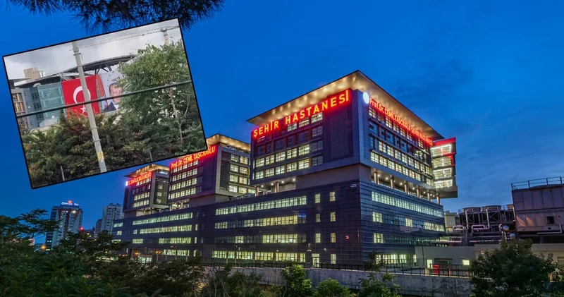 Şehir hastanesinde skandal görüntü! Cumhuriyetin kurucusuna yer verilmedi