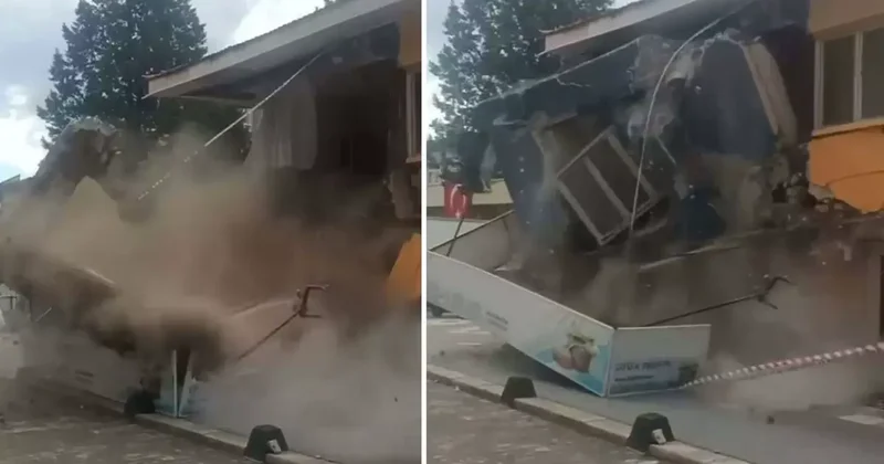 Deprem geçti ama tehlike bitmedi! Korku dolu anlar kamerada