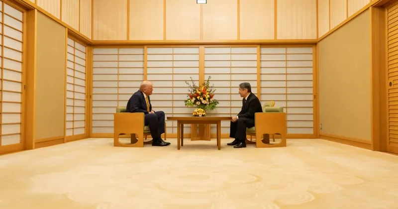 ABD Başkanı Trump, Japonya İmparatoru Naruhito ile görüştü