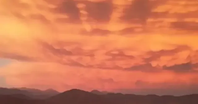 Fethiye de Mammatus Bulutları görüldü VİDEO İZLE