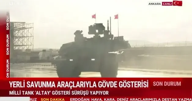 Altay Tankı ndan gövde gösterisi! Artık TSK envanterinde