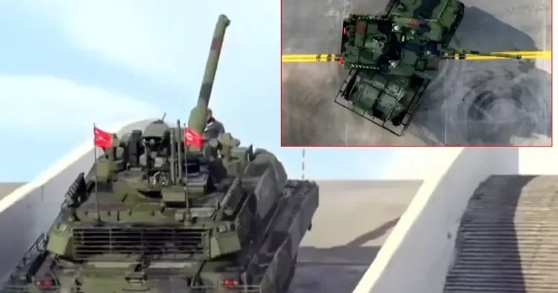 İlk kez test sürüşüne çıktı: İşte TSK nın çelik yumruğu Altay tankı