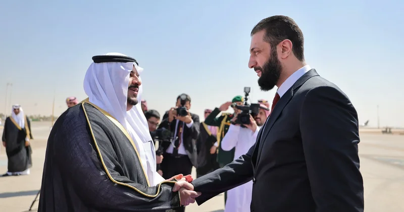Suriye Cumhurbaşkanı Şara, Suudi Arabistan’da