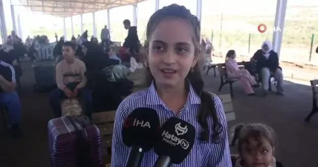 Suriye ye dönen küçük Meryem: Türkiye benim ikinci vatanım