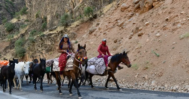 Van da göçerlerin zorlu yolculuğu başladı Van Haberleri
