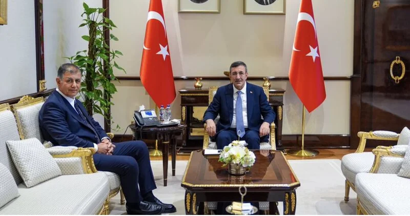 Cemil Tugay dan Cumhurbaşkanı Yardımcısı Yılmaz a ziyaret Son dakika haberleri