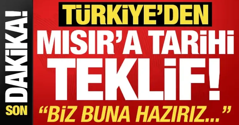 Son dakika: Türkiye den tarihi Mısır çıkışı! MSB teklifi duyurup hazırız mesajını verdi