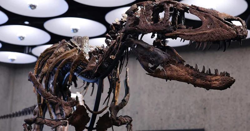New York taki müzayedede Nanotyrannus iskeleti 47,3 milyon dolara satıldı