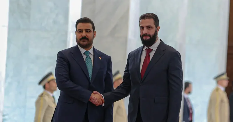 Cumhurbaşkanı Ahmed Şara ile Irak Başbakanı Zeydi ticaret, enerji ve ekonomiyi görüştü