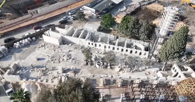 Depremin yıktığı Antakya Ulu Camii de restorasyon çalışmaları sürüyor Hatay Haber Habertürk Yerel Haberler