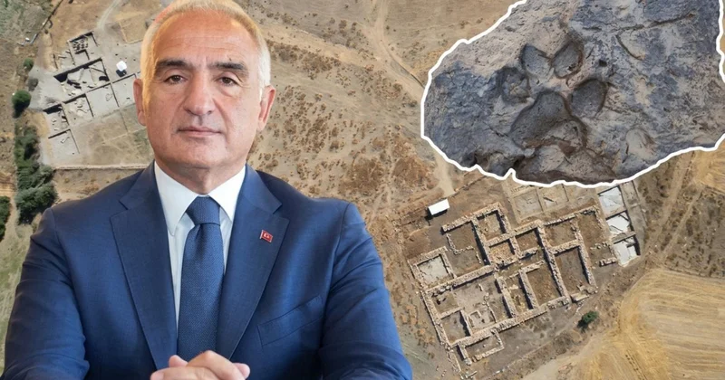 Bakan Ersoy duyurdu, tam 4 bin yıllık! Pati izi Tunç Çağı ndan günümüze kadar ulaştı