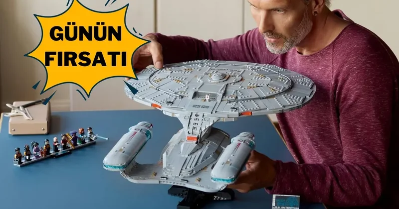 Bilim kurgu efsanesini yeniden yaratın: LEGO Star Trek Enterprise Seti indirimde