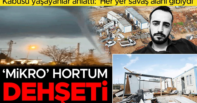Antalya’da hortum kâbusu; 4 ölü 1 yaralı… Önüne geleni yutup geçti