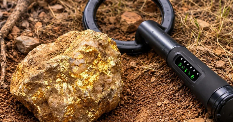 Yok böyle şans! Basit bir dedektörle 2,5 kilogram saf altın buldu