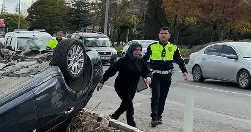 Kazayı haber alıp gelen sürücünün annesi gözyaşlarına boğuldu