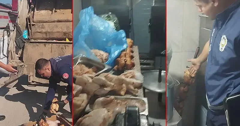 Restoranda bozulmuş tavuk etleri bulundu