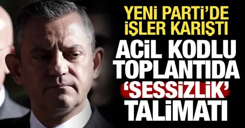 Yeni Parti de adaylık tartışmaları krizi: Acil toplantıda sessiz olun talimatı