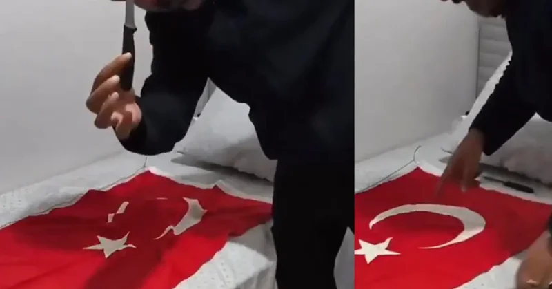 Öğretmenin Atatürk ve Türk bayrağına yönelik hareketleri çileden çıkarttı!