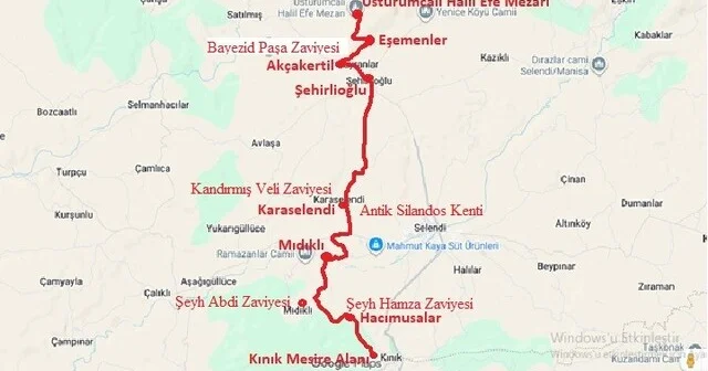 Selendi de milli mücadelenin izleri 26,2 kilometrelik rotayla yaşatılacak Manisa Haber Habertürk Yerel Haberler