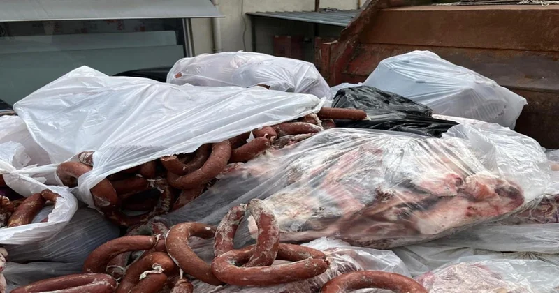 2,6 ton sucukta domuz eti tespit edildi, işletme kapatıldı