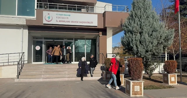 Eskişehir İl Ambulans Servisi Başhekimliğinde yangın tatbikatı Eskişehir Haberleri