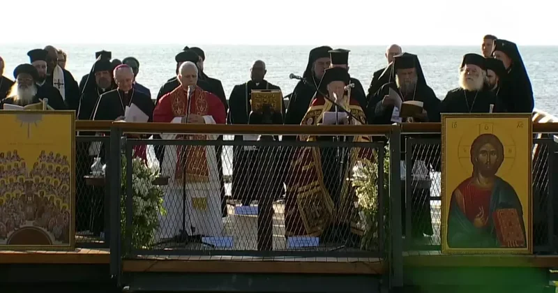 Papa 14. Leo İznik te! Tarihi bazilikayı ziyaret ediyor