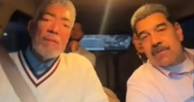 Maduro dan sokaklarda sürüş videosuyla Korkmuyorum mesajı